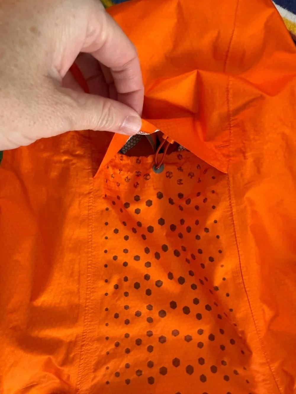 North Face Flight Series Fuse Jacket Men's Medium Windbreaker UltraLight Orange